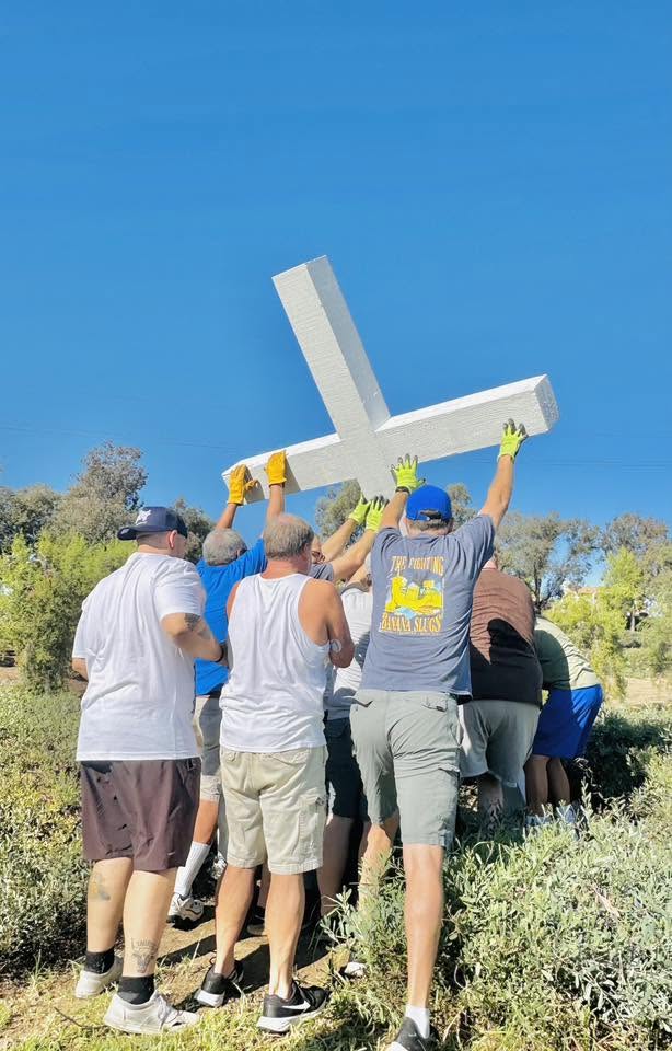 Men Raising the Cross